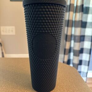 Matte Black Studded Tumbler